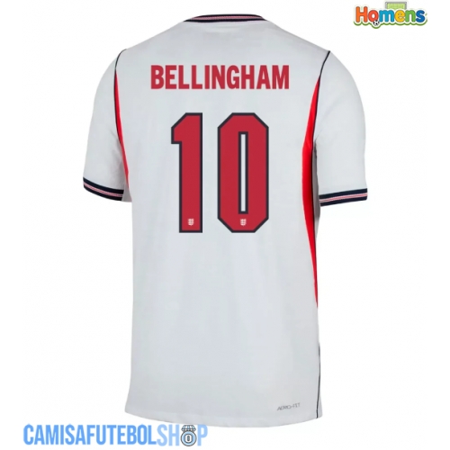 Camisa de time de futebol Inglaterra Jude Bellingham #10 Replicas 1º Equipamento Mundo 2026 Manga Curta